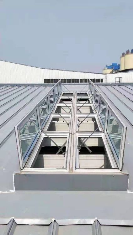 一字型电动排烟天窗